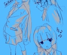 可愛い^ᴗ.ᴗ^♡➕厚みのあるイラストを描きます 厚塗りが多いですがアニメ塗りも可能でございます！ イメージ2