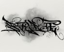 HIPHOP調のサイン・ロゴを作成します タグ、タギング、ストリートアート、個性的なサイン イメージ2
