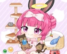 ふわっとかわいいデフォルメキャラを描きます アイコン、サムネ、グッズ等に！ イメージ5