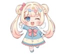 限定2枠！商用◎デフォルメイラスト作成します アイコンやグッズ、動画などに使えるイラストを作成します イメージ4