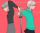 イラスト制作致します カワイイ系からカッコイイ系まで色んな絵柄対応出来ます イメージ8