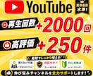 YouTube再生回数と評価が増えるまで拡散します 再生回数+2000回と評価+250件→1,500円 イメージ1