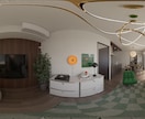360°室内パノラマCGを作成します 360°パノラマCGで魅力的な室内を体験できるサービスです。 イメージ3