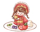 ゆるふわなイラスト描きます 最短即日で絵本のようなゆるいイラストお描きします イメージ2