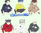 SNSのアイコンや配信等で使えるイラスト描きます 見れば見るほど癖になる表情！あなただけのやさぐれキャラ！ イメージ5