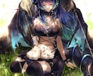 魅力的なキャラクターと世界観を描きます キャラクターの魅力だけでなく、世界観を含めた一枚を制作します イメージ2
