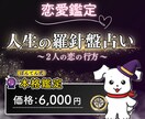 三つの占術であなたの【恋愛運】を紐解きますます 西洋占星術×四柱推命×カードの総合鑑定 イメージ2