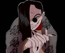 似顔絵やSNSアイコンをポップにダークに描きます かわいい×ちょいクセ。唯一無二のデフォルメイラスト描きます イメージ9