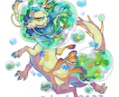 モンスター系イラスト制作いたします ドラゴン、ケモノ、モンスター系のイラストを制作いたします！ イメージ4