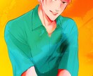 表情豊かな立ち絵、一枚絵、挿絵など幅広く対応します 低価格でかっこ良く色気のあるイラスト描きます イメージ7