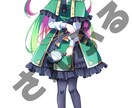配信やゲーム、TRPG用立ち絵を制作します ★アニメ塗りで可愛くカッコよくポップなイラスト★ イメージ2
