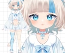 キャラデザ～全身モデリングまで制作いたします 商用利用料込み！高品質なモデルでVtuberデビュー！ イメージ5