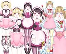 IRIAM/TRPG等配信用【立ち絵】描きます 細かいデザインが決まっていなくても大丈夫！女の子得意です！ イメージ5