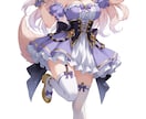 先着限定価格◆可愛いカッコいい立ち絵描きます vtubarに使える立ち絵を可愛くかっこよくお好みに！ イメージ3