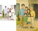 あなたの写真を温かみのあるイラストに仕上げます SNSアイコンやLINEなど、 特別に彩りたい方におすすめ！ イメージ4