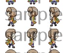 ドット絵のキャラチップやタイルセットを作成します 自作ゲーム公開経験を活かして、あなたの創作をサポート！ イメージ1