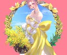 立ち絵・一枚絵のお仕立ていたします 頭身高めの現代的な男女、シンプル衣装orドレスが得意です イメージ4