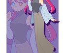 キャラクター立ち絵を制作いたします シンプルな塗りの全身立ち絵です。 イメージ7