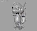 動画に使える3DCGハイポリキャラクター制作します ご提案のオリジナルキャラクターを制作します。 イメージ2