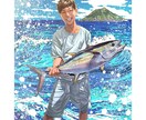 お写真を、ちょっと漫画アニメちっくにお描きします お祝いのプレゼント、アイコン、ポスターなどにどうぞ！！ イメージ7