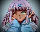 SNSアイコン描きます 商用利用OK！！かわいい女の子描きます！ イメージ5