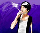 ユニークな似顔絵描きます インパクトの強いオリジナルなアイコン描きます イメージ1