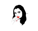 シンプルかつインパクトのある似顔絵お描きします モノクロの似顔絵です。SNSのアイコンやプレゼントに イメージ3