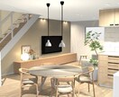 1部屋2カット◆内観パースを作成します "マイホーム検討中の方"あなたのお家を3D化してみませんか？ イメージ1