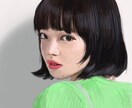 綺麗、おしゃれな似顔絵【写真を参考に】描きます SNSアイコン、プレゼント、ウェルカムボードにも♫ イメージ1