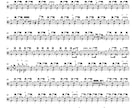 ドラムの楽譜を耳コピで作ります 安価で正確な譜面を作ります!!「初心者大歓迎!」 イメージ2
