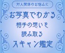 写真から相手のお気持ちを読み取ります 今の問題解決や、2人のこれからなどお悩みに合わせて鑑定します イメージ1