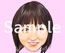 似顔絵風　ブログ・SNS等のアイコン作成します イラストの良さを残しつつ、少しリアルなイラストに仕上げます！ イメージ9