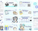 Twitchパネルをオーダーメイドで制作します かわいい・かっこいい・個性的、あなたらしさを形にします！ イメージ6