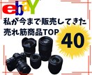 私が販売してきた売れ筋商品TOP40を教えます 過去に販売してきた売れ筋商品を教えます イメージ1