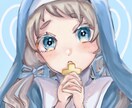 SNSアイコンイラスト描きます ふんわか可愛い女の子のイラストをお求めの方に！ イメージ1