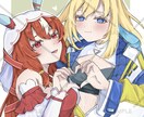 個人依頼可〗SNS用イラストを作成します 可愛い＆ふわふわのイラストをご提供します イメージ2