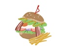 かわいい食べ物のイラストを制作します アナログタッチで優しく、かわいい食べ物のイラストが得意です！ イメージ7