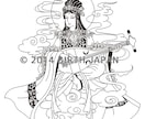 和風イラストや和風デザイン制作いたします 鮮やかなイラストや日本画・美人画・浮世絵などお描きします イメージ10