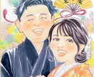 漫画の主人公になれる♥ウェルカムボード描きます 【元少女漫画家が描く】きらきら華やかにお二人を描きます イメージ1