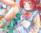 一枚絵のイラスト、立ち絵を承ります 可愛くてキラキラしたイラストを手掛けます！ イメージ5