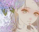 可愛いアイコンやヘッダーを描きます 儚くて可愛い、またはダークでかっこいい女の子達の絵を描きます イメージ4