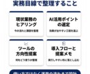 営業や発信に効くAI導入を設計します AIを仕事の流れに組み込む設計をします イメージ3