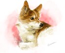リアルタッチのペットの似顔絵描きます お写真から鉛筆とデジタル着彩であたたかい仕上がりに。 イメージ1