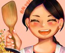 温かみがありやさしい雰囲気の似顔絵を制作します 商用利用可能！SNSやHP、名刺などに活用いただけます♪ イメージ1