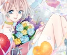 商用利用可・1枚絵イラスト制作します オリジナルキャラクターやFAの1枚絵イラストを制作します イメージ1
