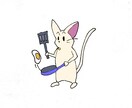 SNS(Twitter等)用のアイコンを描きます 「猫×あなたの好きなこと」を絵にします。 イメージ3