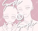量産夢絵、コテ同を描きます かわいい男女を描くのが大得意の絵師が描かせていただきます! イメージ6