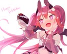 かわいい女の子のイラスト描きます キャラクターメインの映えるイラスト描きます！ イメージ1