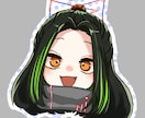 顔だけイラスト描きます シールやデザインのワンポイントに最適！ イメージ5
