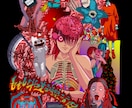 歌ってみた・MV✧用途多様イラスト製作します 可愛い/怪しい/かっこいい/ニューレトロなんでもいけますෆ‬ イメージ3